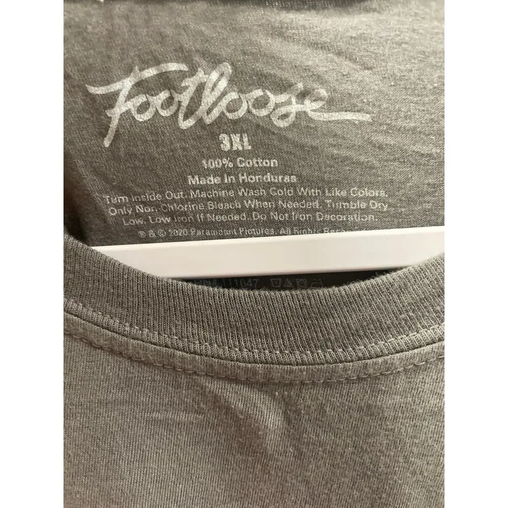 Footloose Men's 3XL Gray T-Shirt Logo Dancing Man with Headphones Short Sleeve - Picture 4 of 6